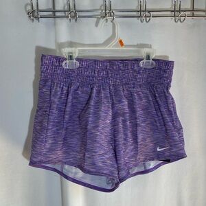 Nike Women's Purple Athletic Shorts, Size Small